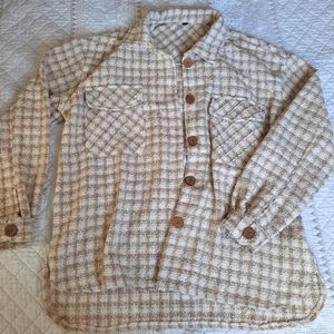 Tweed shacket
